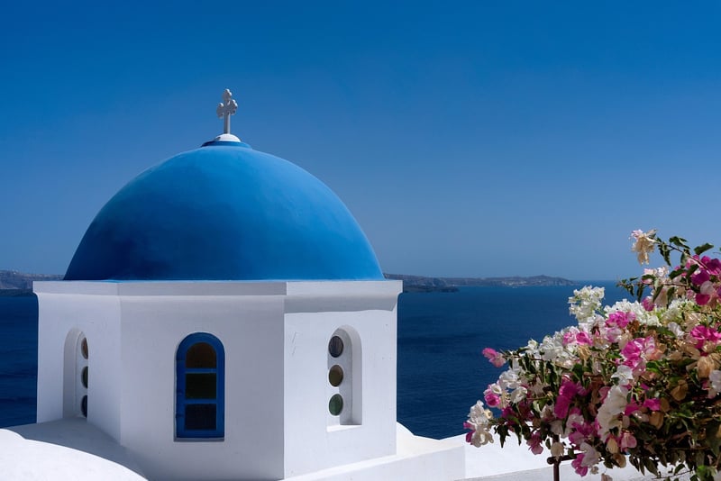 Santorini in Greece